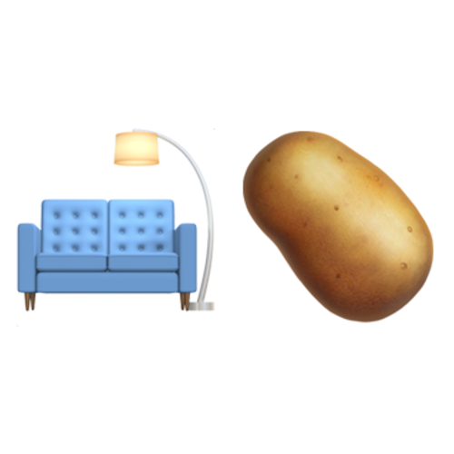 🛋🥔 Emoji Domain iOS rendering